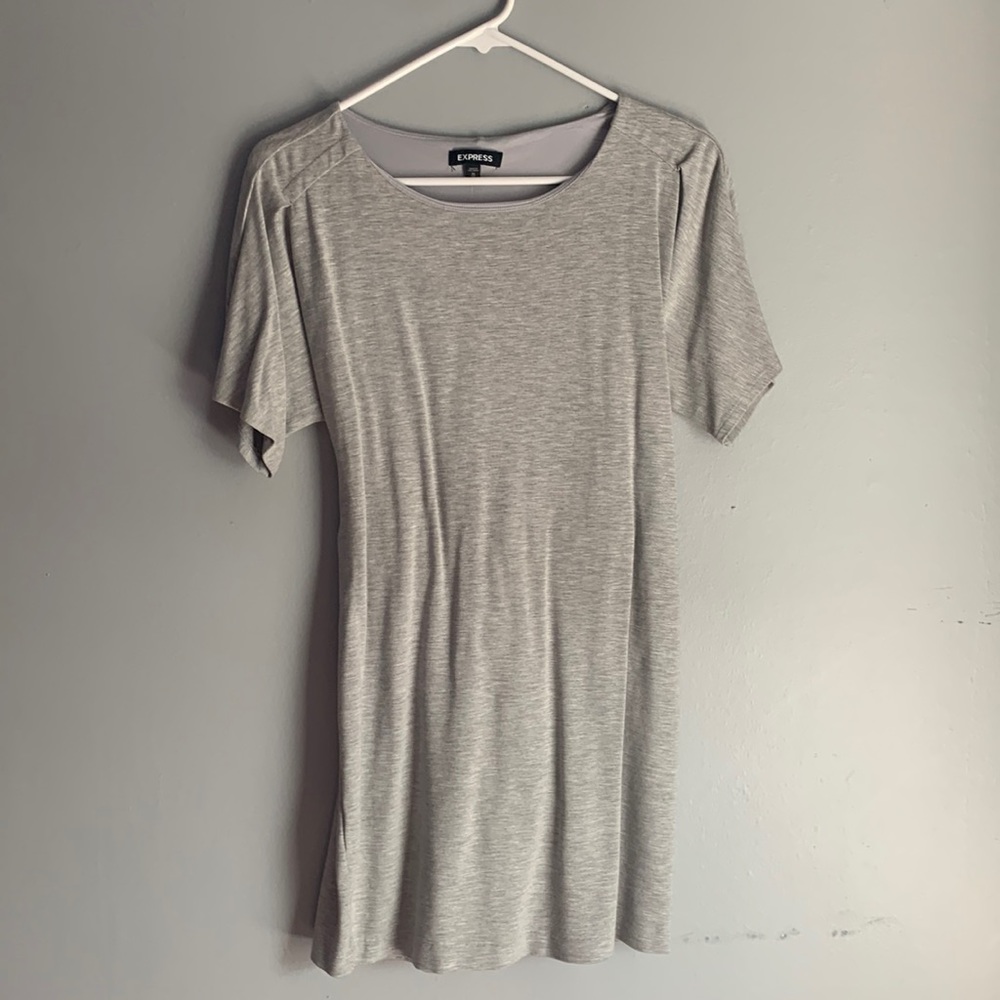 Gray T-shirt Dress